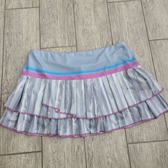 Lucky in Love Dresses & Skirts - Lucky In Love women's blue and purple tennis athletic skort skirt size large 12